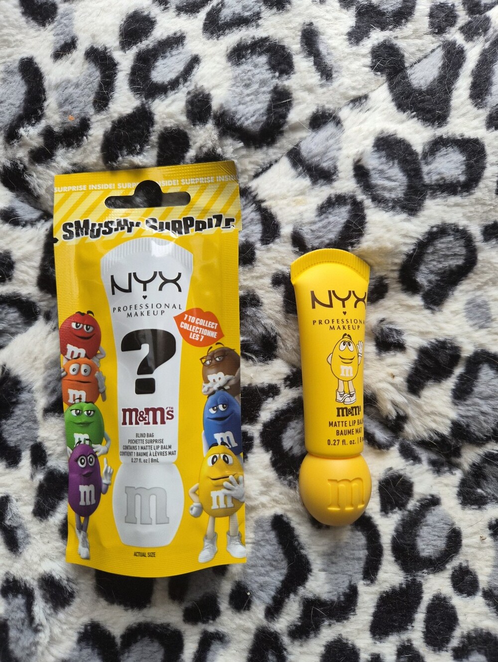 NYX Professional Makeup x M&M's Smushy Surprize Matte Lip Balm--Yellow